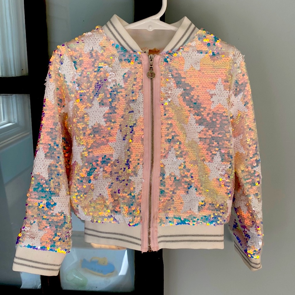 Truly Me Sequin Jacket with Stars - 4T ⭐️